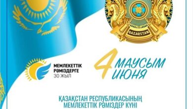 ҚАЗАҚСТАН РЕСПУБЛИКАСЫНЫҢ МЕМЛЕКЕТТІК РӘМІЗДЕР КҮНІ