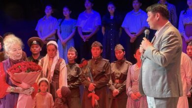 Астанадағы Музыкалық жас көрермендер театрына барып, “Мәншүк” қойылымын тамашаладық